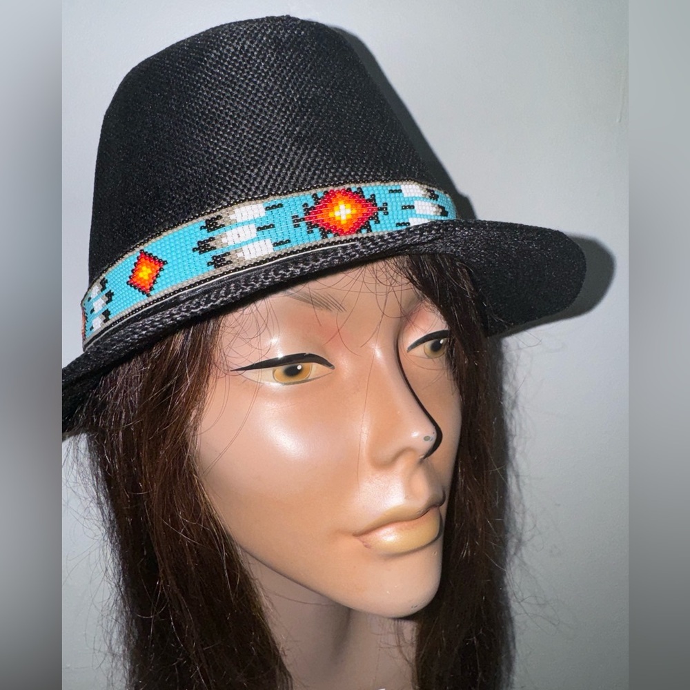 Custom Hat with Beaded Hatband